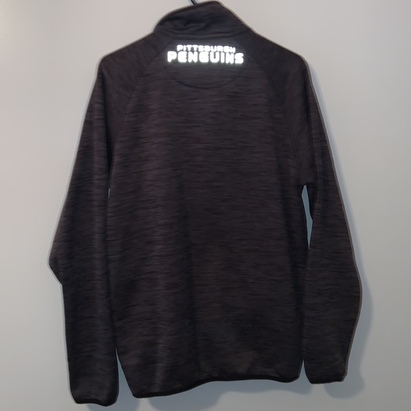 G-III 4her Pittsburgh Penguins Women's Hand Off Full Zip Jacket - Charcoal - Picture 4 of 5